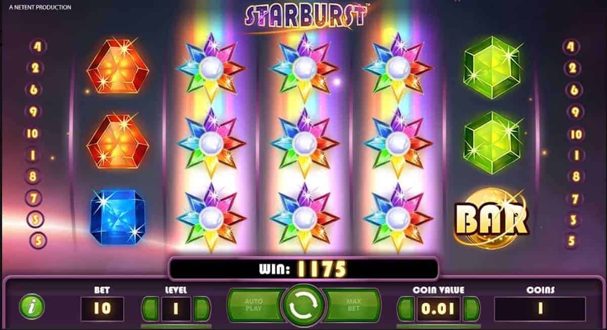 starburst free spins